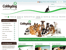 Tablet Screenshot of cobbydog.com